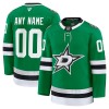 Miehille NHL Dallas Stars Pelipaita Custom Fanatics Premium 2024-25 koti Vihreä